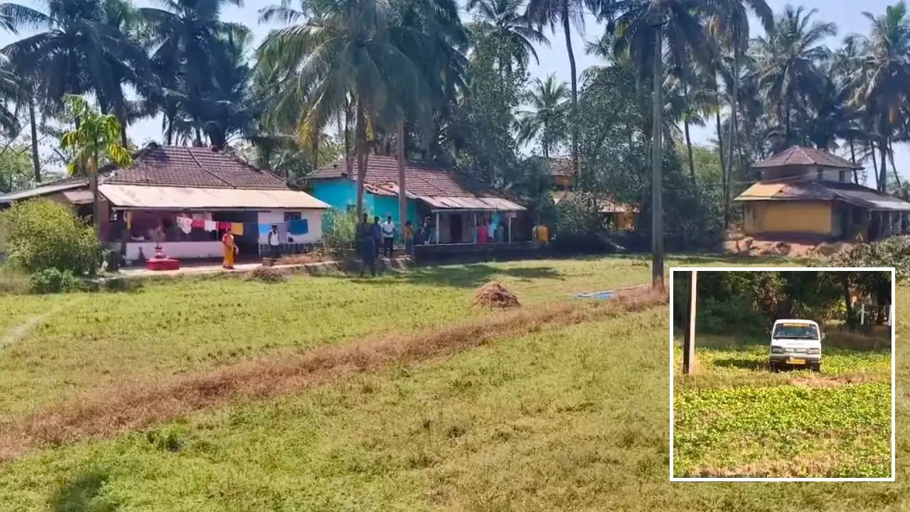 Kundapura Ambulance travel agricultural land, saving a person's life