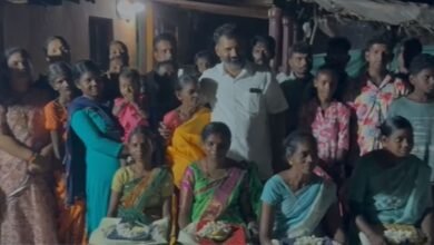 Byndoor MLA Gururaj Gantihole Stays Overnight with Koraga Community to Promote Social Unity