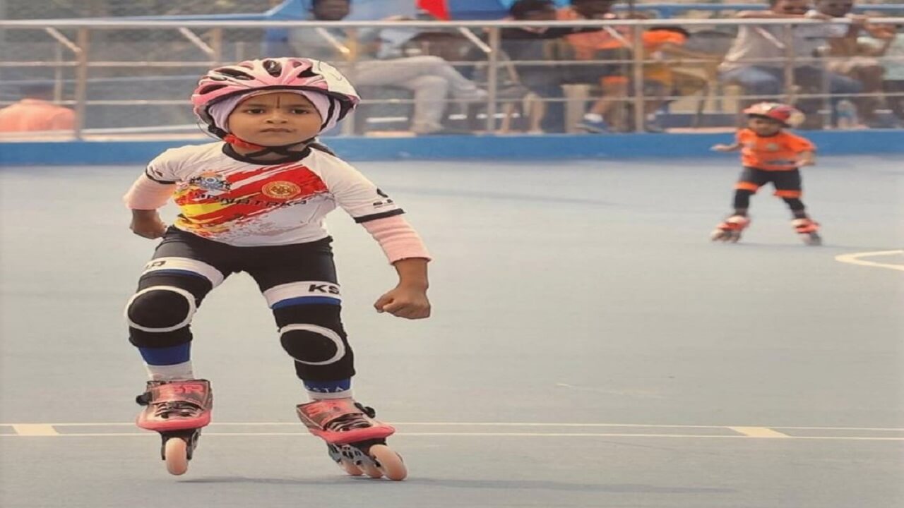 National Speed Skating Championship Advit Guruprasad Shettigar from Brahmavar Wins Gold Medal 2