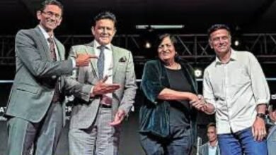 Rahul Dravid Anil Kumble Shanta Rangaswamy names for Chinnaswamy stadium bangalore stands