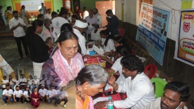 free medical camp by samarasya trust hassan 2026