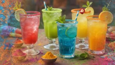 holi welcome drinks