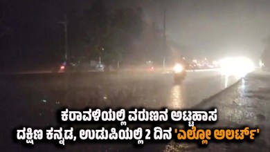 karnataka coastal heavy rain dakshina kannada udupi yellow alert crop damage