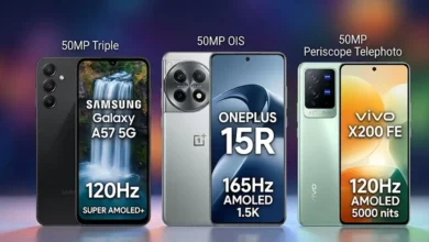 samsung galaxy a57 vs oneplus 15r vs vivo x200 fe comparison india