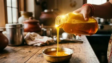 Benefits of applying ghee on feet before bed Ayurvedic Padabhyanga benefits