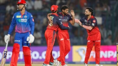 DC vs RCB LIVE Score IPL 2026 delhi capitals historic low in IPL history