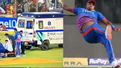 Lungi Ngidi admitted to hospital in 11 minutes after injured in Delhi capitals vs Punjab Kings match
