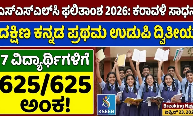 sslc result 2026 karnataka-toppers-list dakshina kannada first
