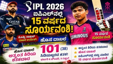 IPL 2026 Vaibhav Sooryavanshi : ಐಪಿಎಲ್ನಲ್ಲಿ 15 ವರ್ಷದ ಬಾಲಕನ ಅಬ್ಬರ ! ಕೊಹ್ಲಿ, ರಾಹುಲ್, ದಾಖಲೆ ಉಡೀಸ್ ಮಾಡಿದ ವೈಭವ್ ಸೂರ್ಯವಂಶಿ