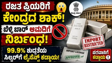 Centers shock to silver lovers Ban on import of silver bars – License mandatory for 99 percent pure silver
