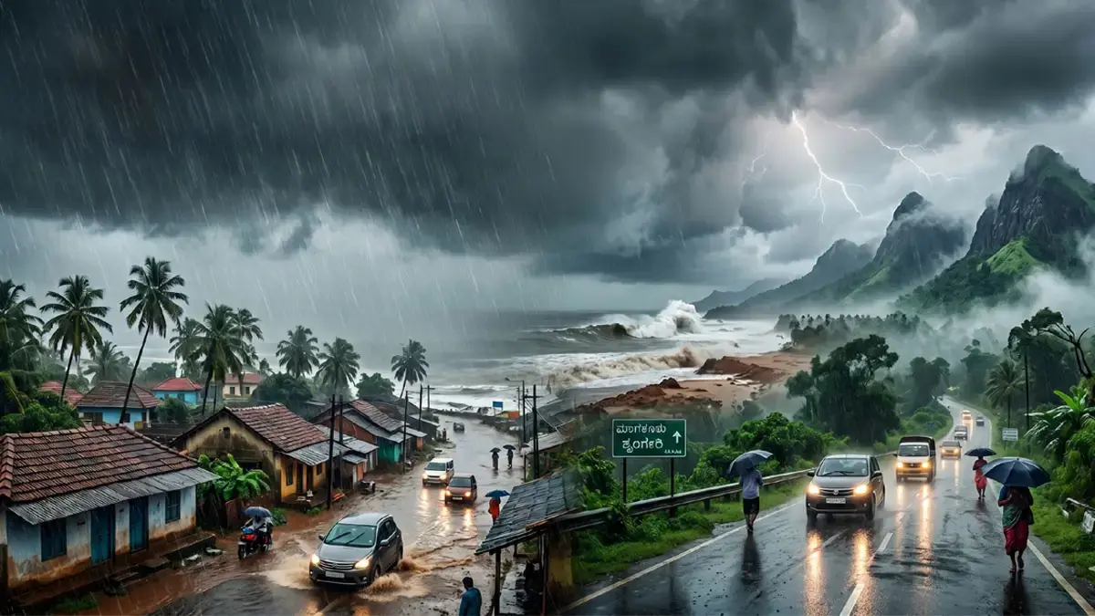 karnataka weather update heavy rain alert coastal malnad yellow alert