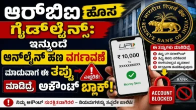 ಆರ್ಬಿಐ ಹೊಸ ಗೈಡ್ಲೈನ್ಸ್: ಇನ್ಮುಂದೆ ಆನ್ಲೈನ್ ಹಣ ವರ್ಗಾವಣೆ ಮಾಡುವಾಗ ಈ ತಪ್ಪು ಮಾಡಿದ್ರೆ ಅಕೌಂಟ್ ಬ್ಲಾಕ್!