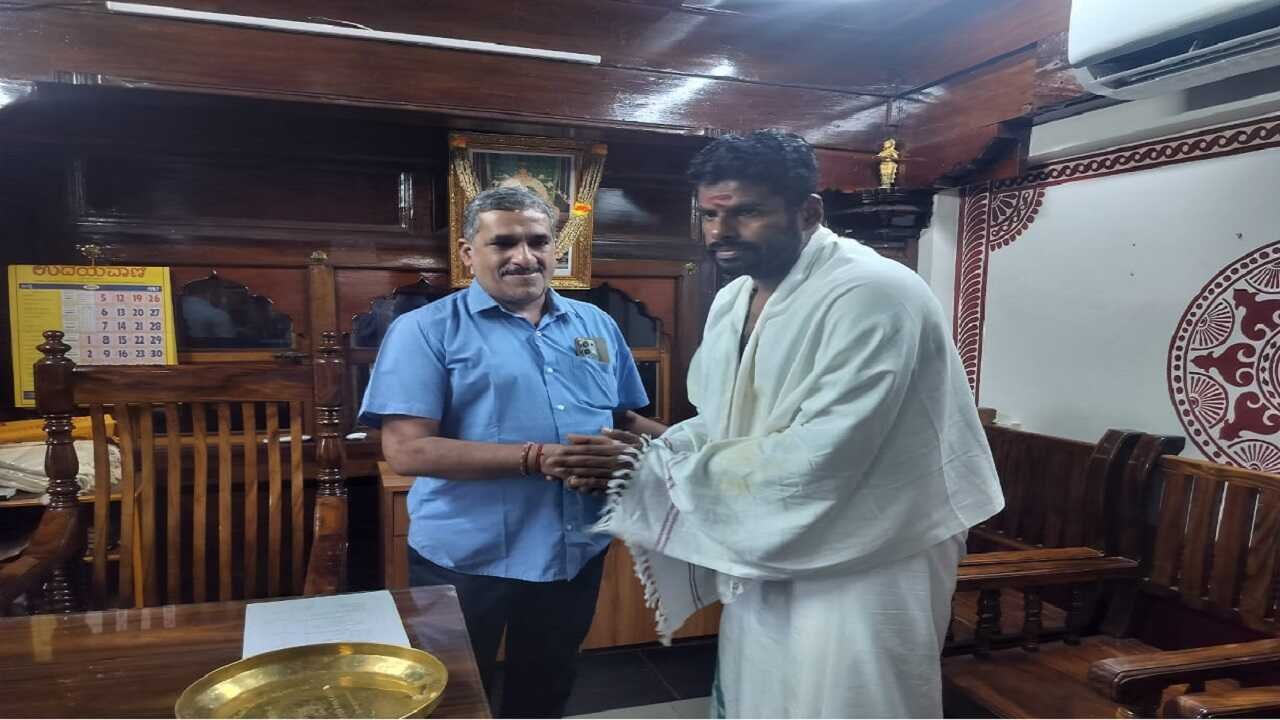 ಕೊಲ್ಲೂರು ಶ್ರೀ ಮೂಕಾಂಬಿಕಾ ದೇವಳಕ್ಕೆ ಅಣ್ಣಾಮಲೈ ಭೇಟಿ