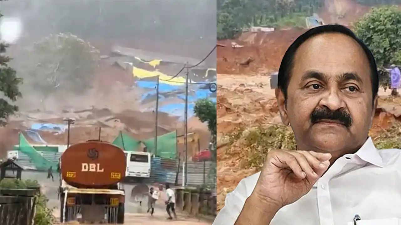 ಕೇರಳದ ವಯನಾಡಿನಲ್ಲಿ ಮತ್ತೆ ಬಾರೀ ಭೂಕುಸಿತ : ಕೇರಳ ಸಿಎಂ ತುರ್ತು ಸಭೆ