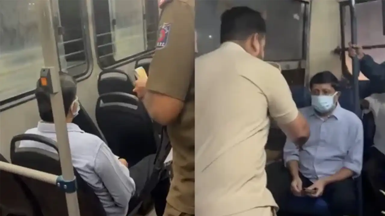 ಬಿಎಂಟಿಸಿ ಬಸ್​ನಲ್ಲಿ ಸಾರಿಗೆ ಸಚಿವರಿಂದ ರಿಯಾಲಿಟಿ ಚೆಕ್​ : ಮಾಸ್ಕ್​ ಧರಿಸಿ ಫೀಲ್ಡಿಗಿಳಿದ ಬೈರತಿ ಸುರೇಶ್​ರಿಗೆ ಶಾಕ್