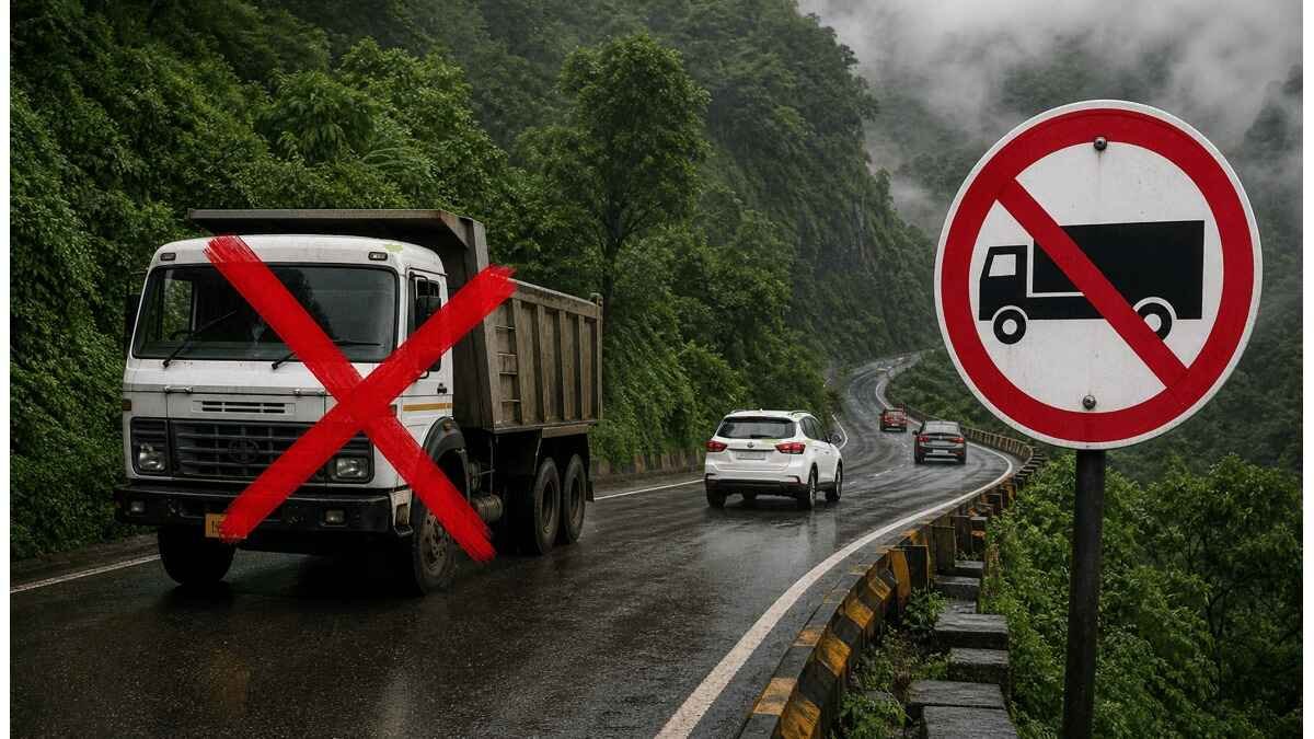 ಆಗುಂಬೆ ಘಾಟಿಯಲ್ಲಿ ಭಾರೀ ವಾಹನಗಳ ಸಂಚಾರ ತಾತ್ಕಾಲಿಕವಾಗಿ ಬಂದ್