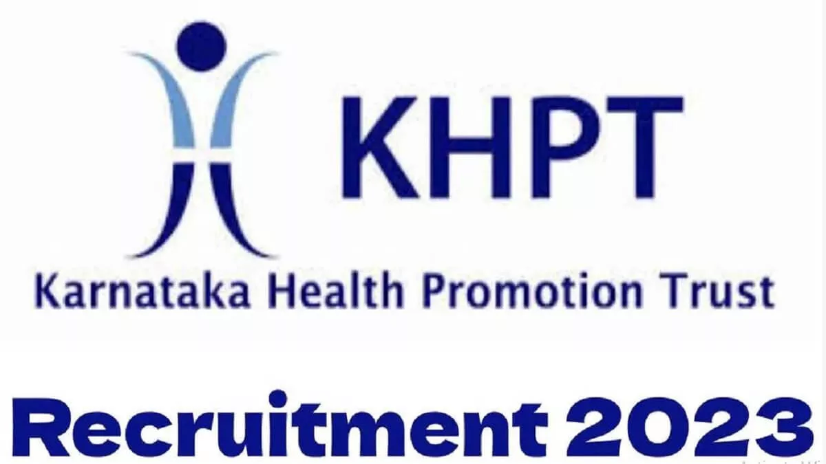 KHPT Recruitment 2023 : Job Opportunity for Post Graduates in Karnataka Health Promotion Trust