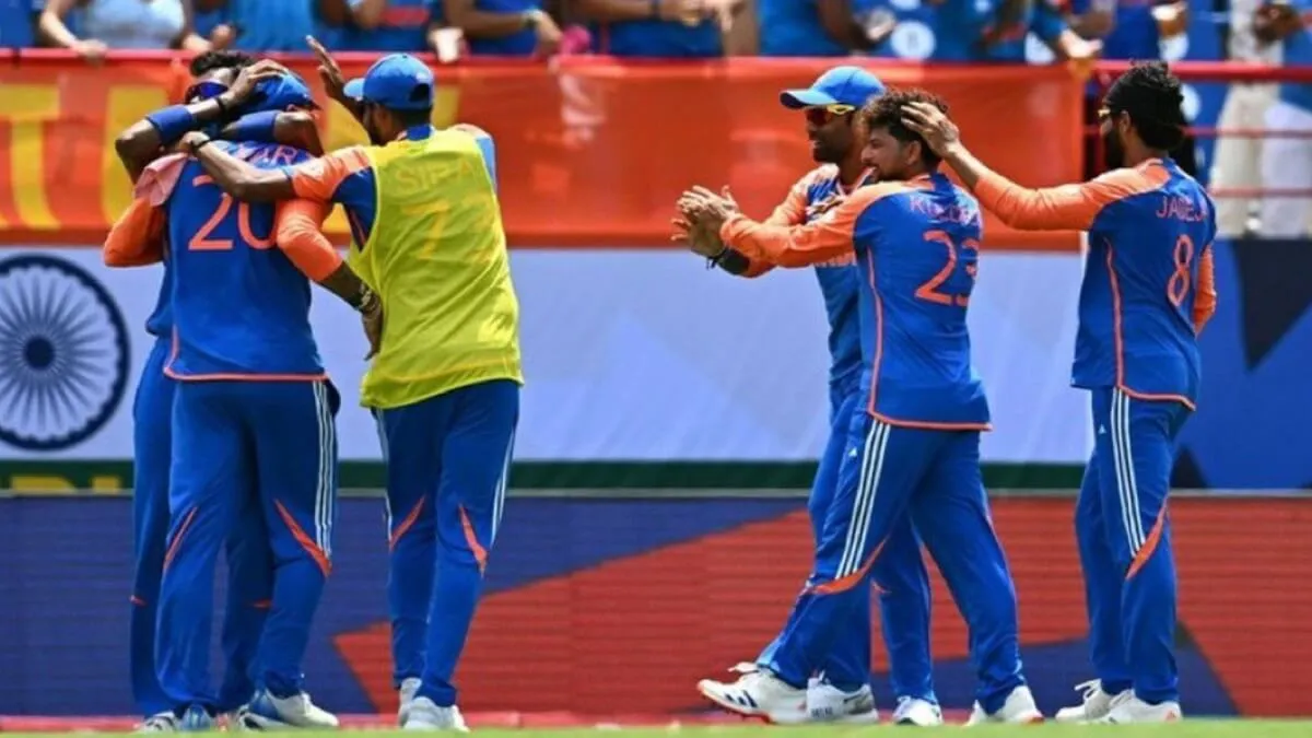 India vs Australia t20 world cup 2024 India win and enter semi final