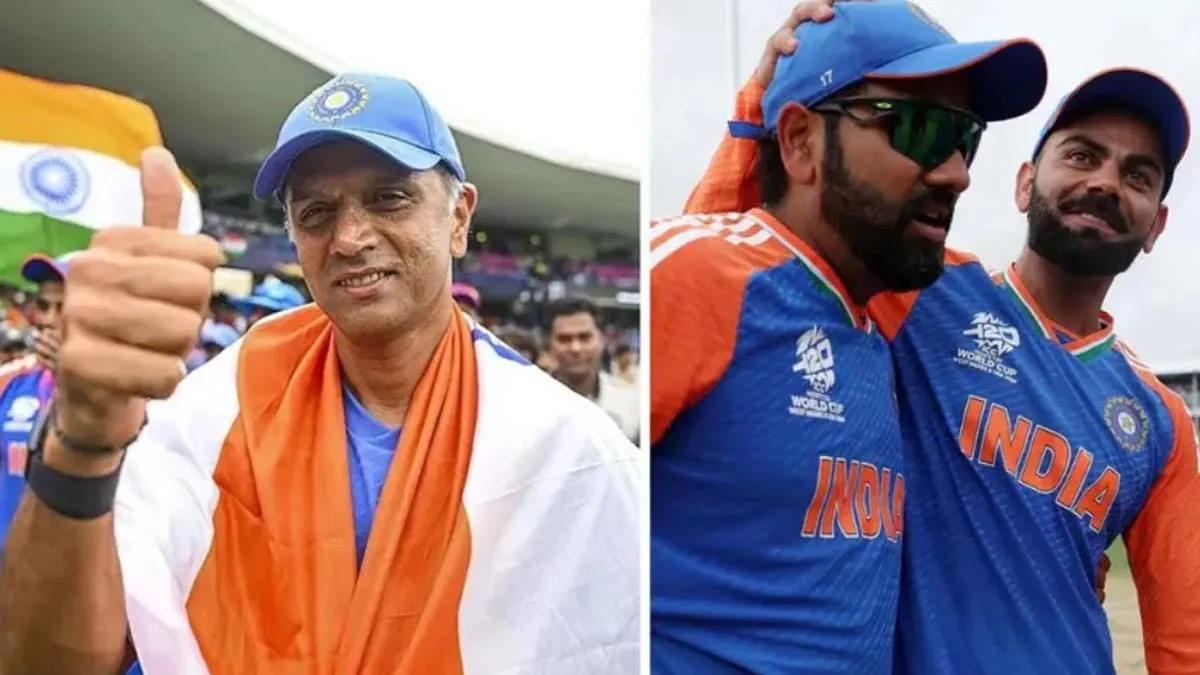 Rahul Dravid Silently, Dravid landed in Bangalore Reach House After ICC T20 World Cup 2024